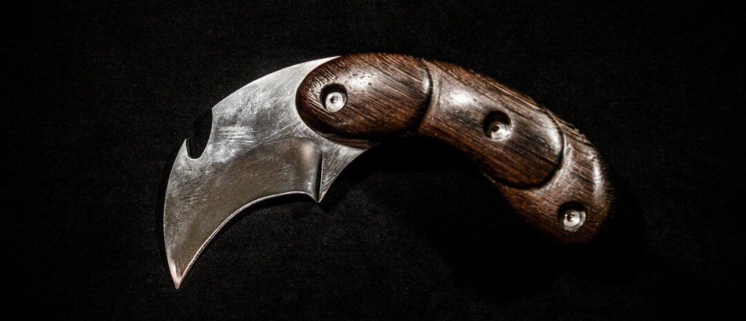 Авторский керамбит ручной работы от @pogryzun_jeweler