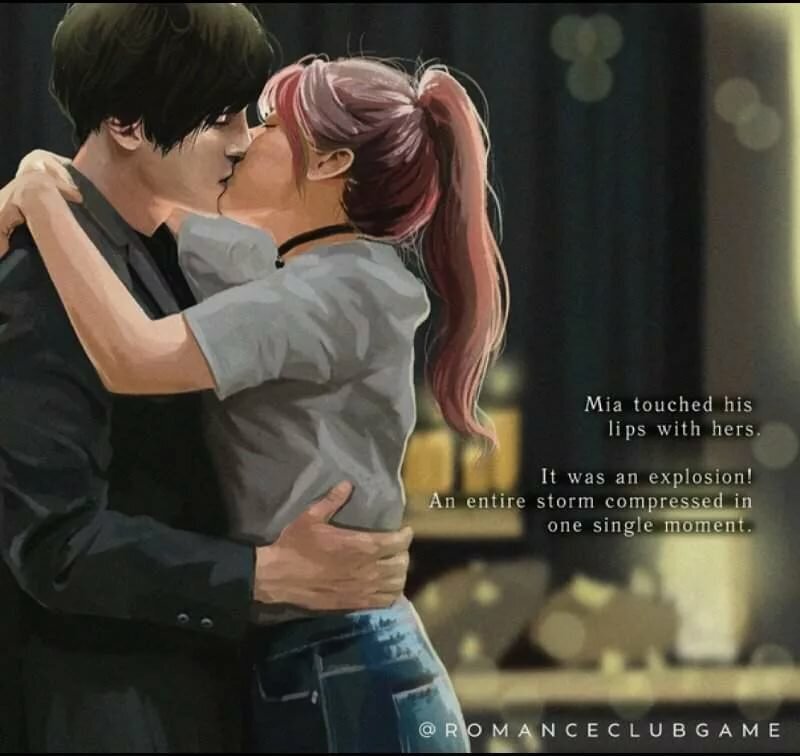 Миа и Виктор из истории "Рожденная луной"