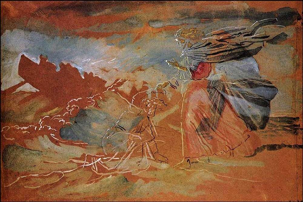 А.А. Иванов. Хождение по водам. 1850-е. Третьяковская галерея, Москва