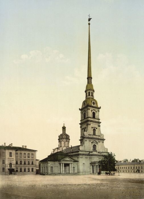 Петропавловский собор в конце XIX века./Фото: swnet.spb.ru

