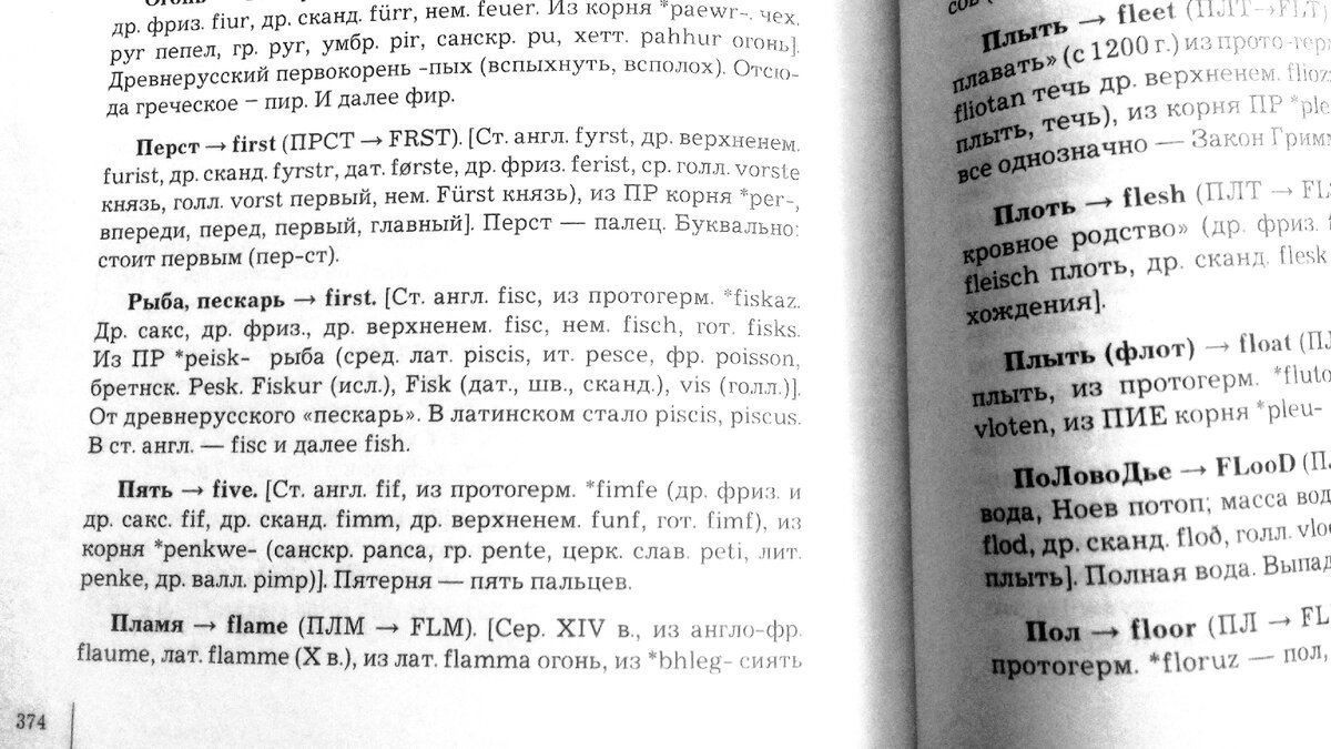 Страница из книги "Когда Британия не знала английского"
