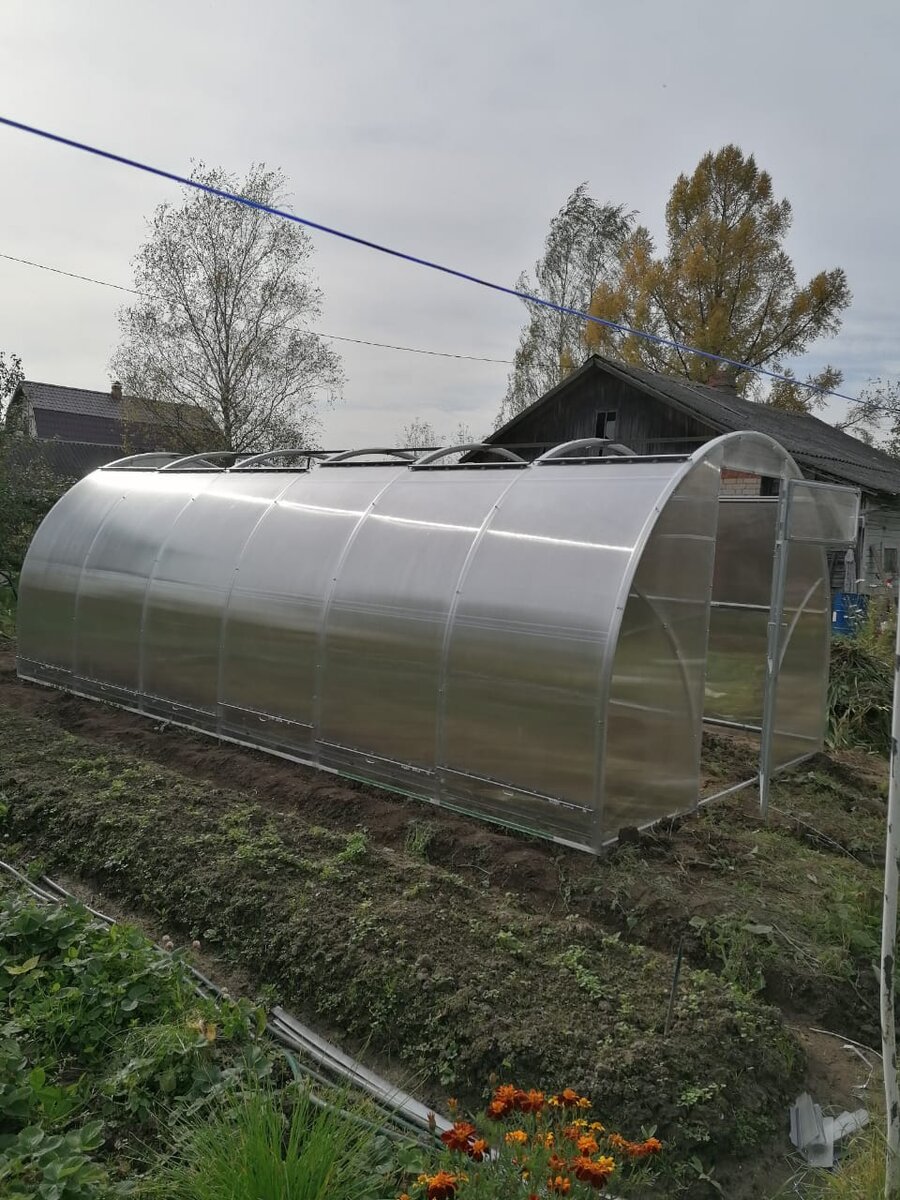 Воля теплица Сигма с открывающейся крышей