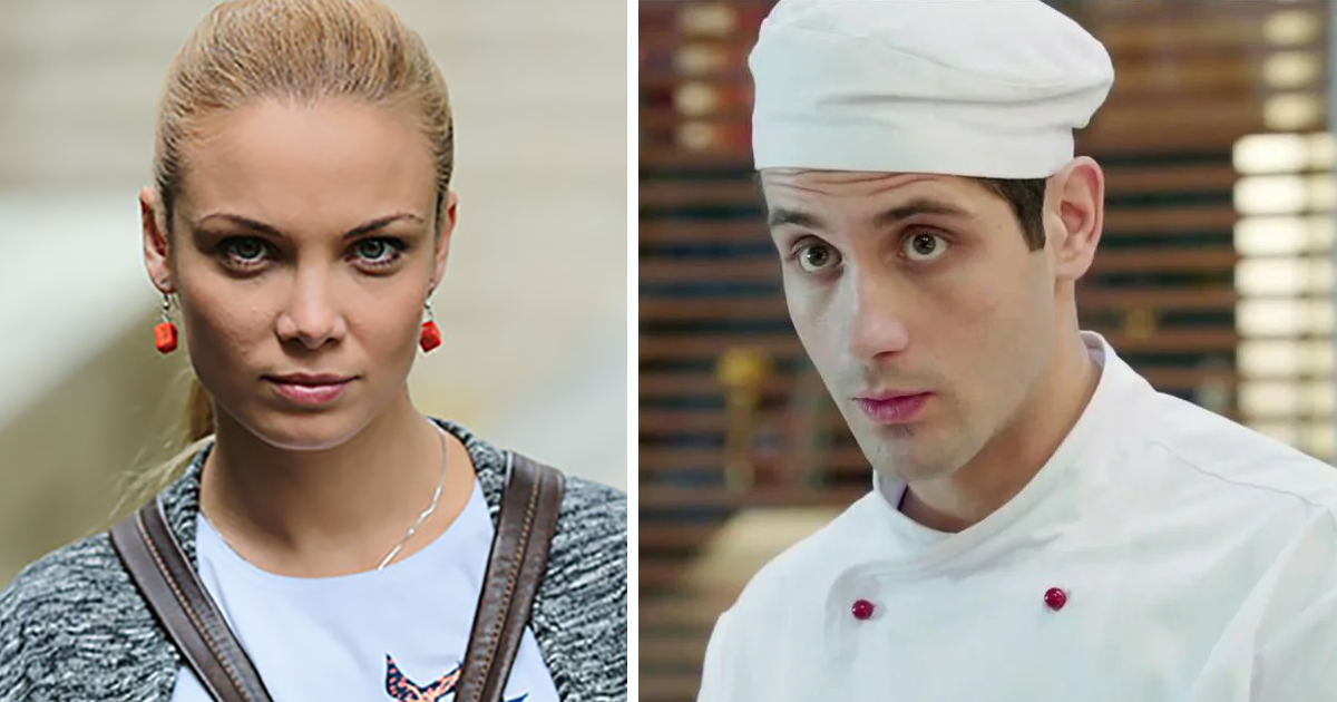 Татьяна Арнтгольц в сериале «Прошлое умеет ждать» / Марк Богатырёв в сериале «Кухня»