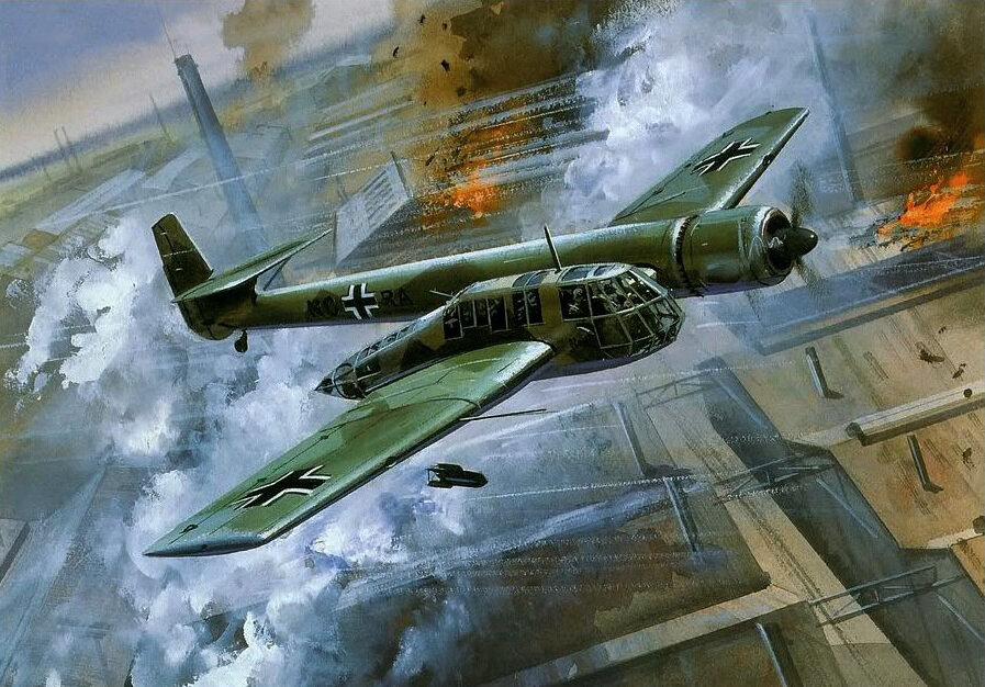 Рисунок самолета Blohm & Voss BV 141. Источник: https://war-book.ru/ 