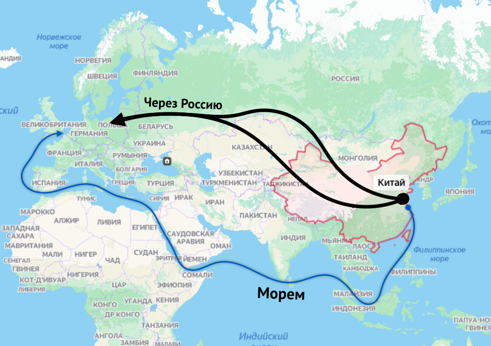 Транзитные дороги. Транзитная дорога. Дорога из Китая через всю Россию. Самый быстрый путь по морю от Китая до СПБ.