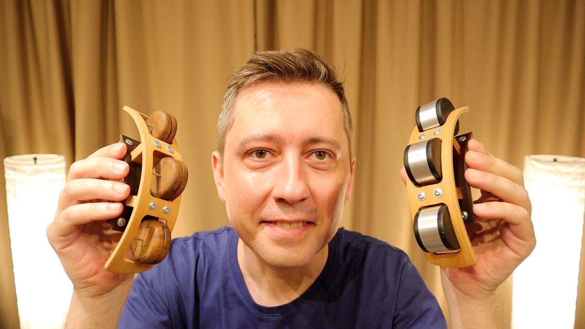 шейкер и кастаньеты фирмы Guthschmidt