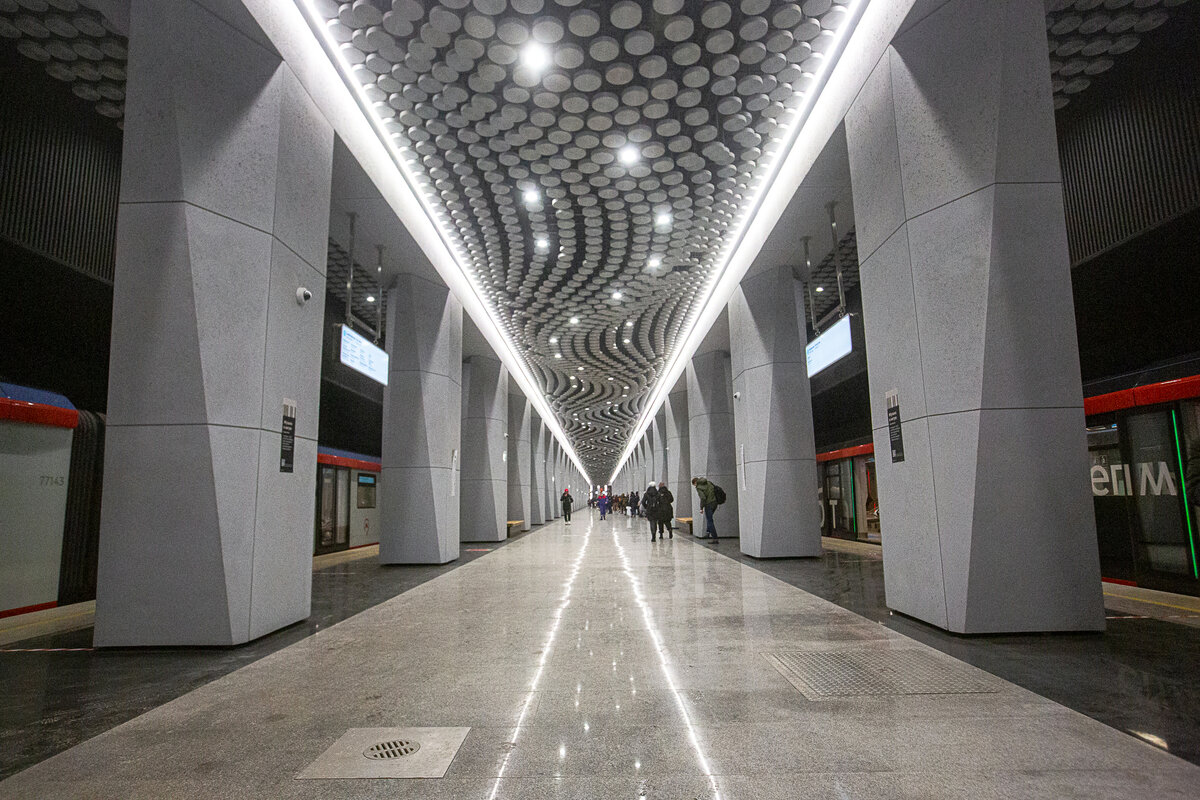 Новая станция московского метро Воронцовская. Фото автора статьи  