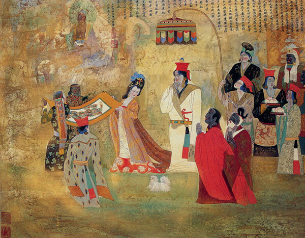 Принцесса Вэньчэн приезжает в Тибет