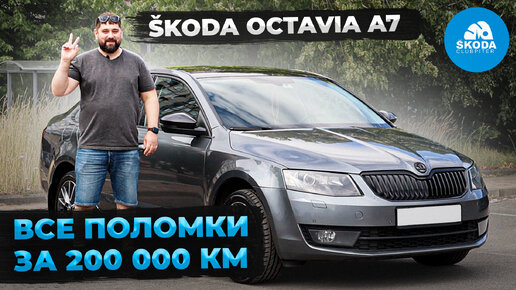 SKODA OCTAVIA A7 пробег 200 тыс км, все поломки, отзыв владельца