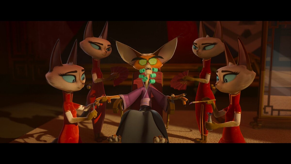 Кадр из мульт "Пёс-самурай и город кошек" 