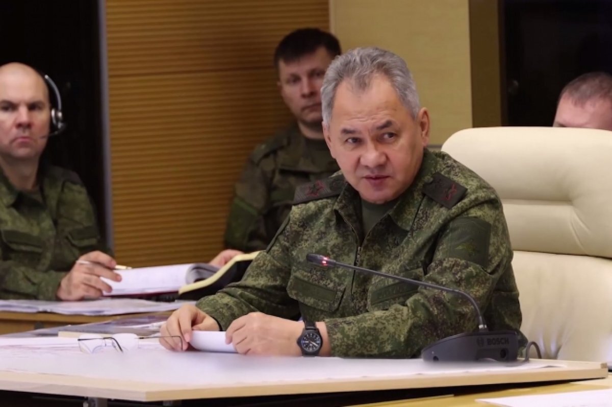    Шойгу заявил о почти полном исчерпании военных ресурсов Украины