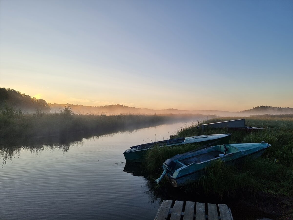 Рядом с водоемами туманы вообще очень густые