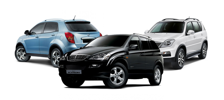 Внедорожники от SsangYong: Rexton, Kyron и Actyon 
