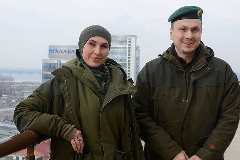 Амина Окуева и Адам Осмаев