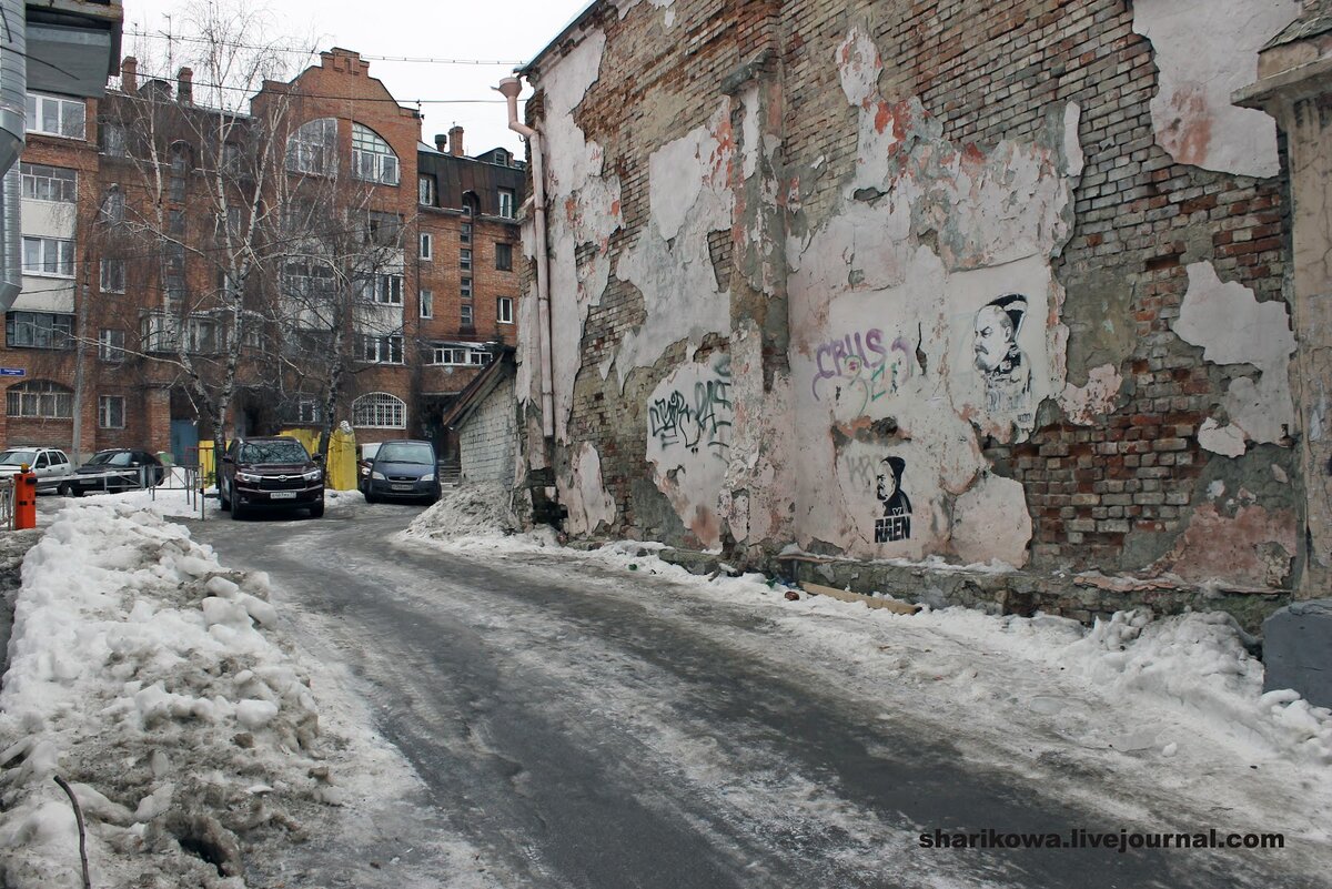 Съезд во дворы по ул. Гончарова