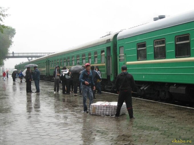 Поезд с большой кроватью