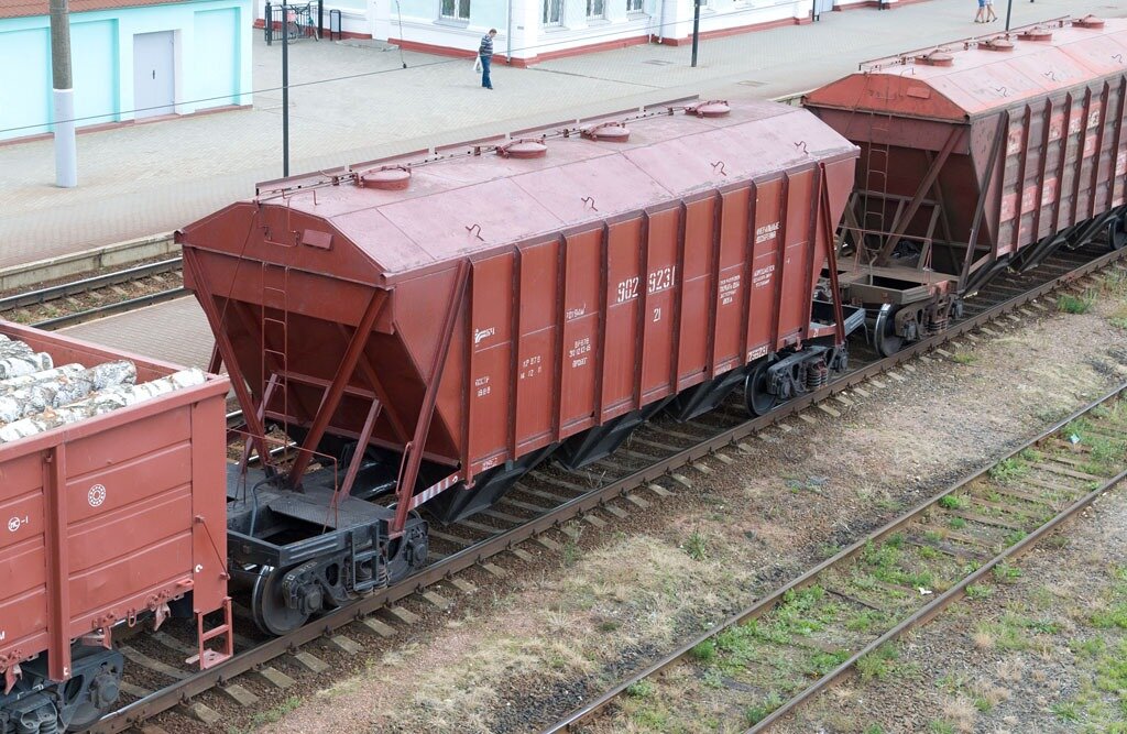 Фото бункерный полувагон