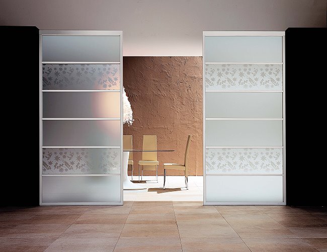 Решите, какую именно раздвижную дверь вам хотелось бы видеть в интерьере своего жилища 
