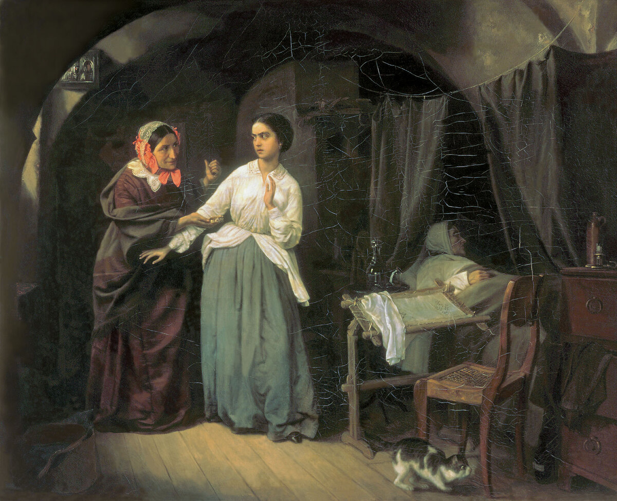 Н.Г. Шильдер. «Искушение», 1856