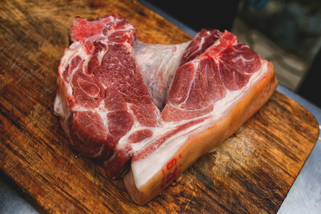 Охлажденное мясо. 
