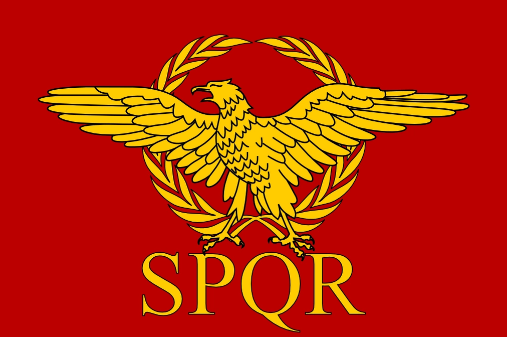 Орел на латыни. Герб римской империи SPQR. Штандарт Рима SPQR. Флаг римской империи SPQR. Орел римской империи SPQR.