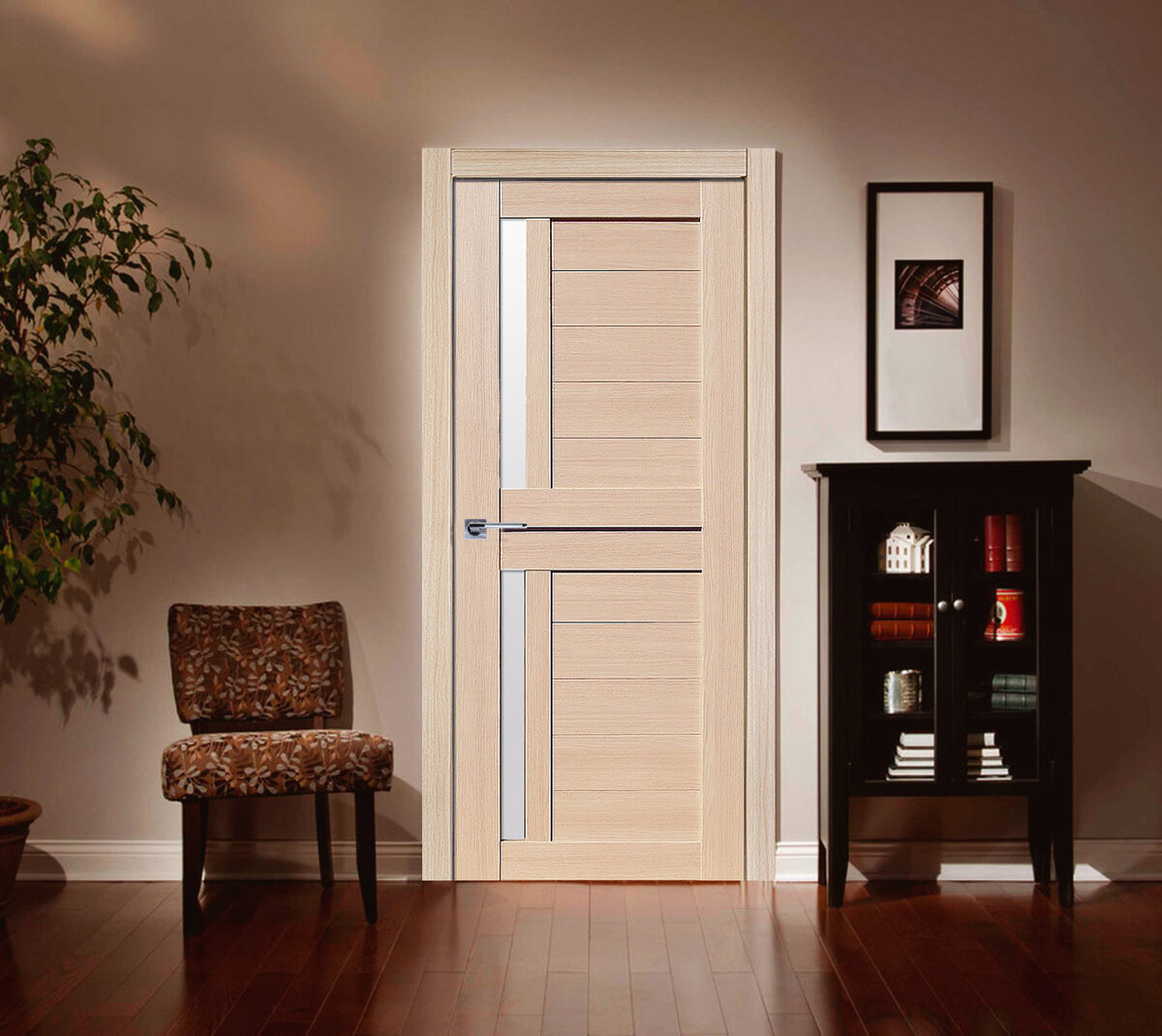 Двери в стиле "МОДЕРН" со скрытыми петлями