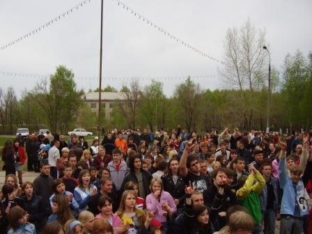 Фото публики со сцены