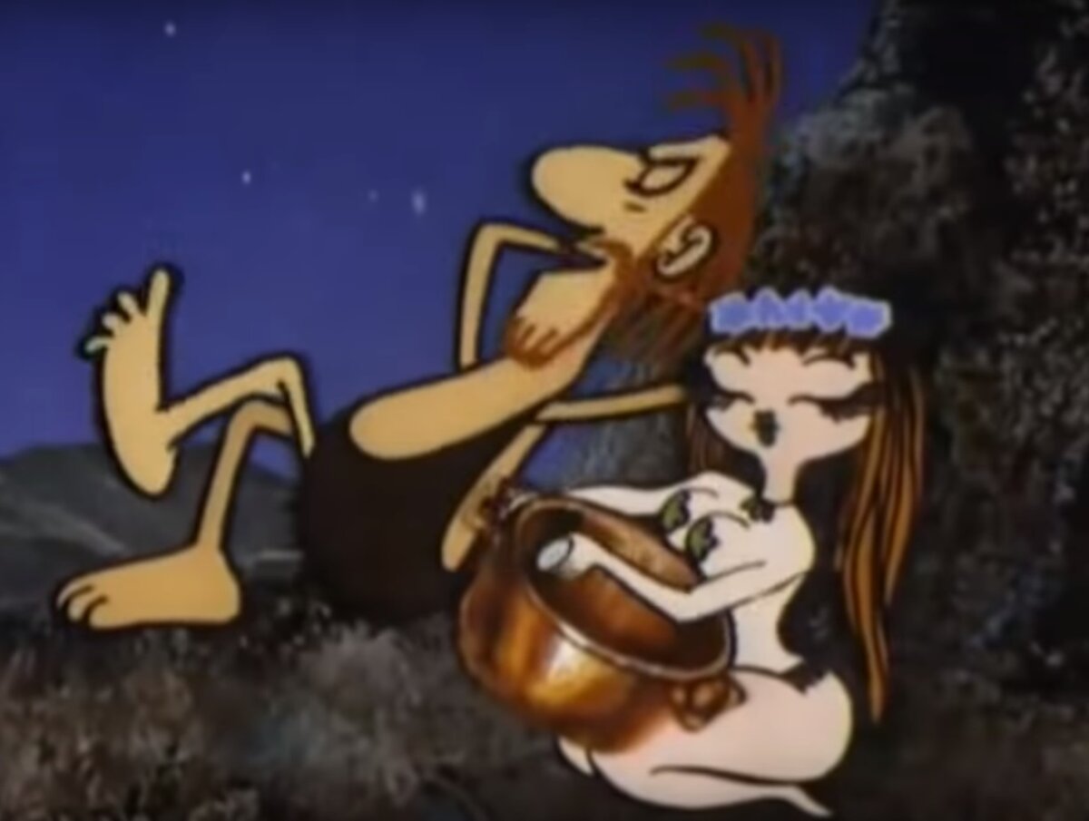 кадр из мультфильма "Дарю тебе звезду"