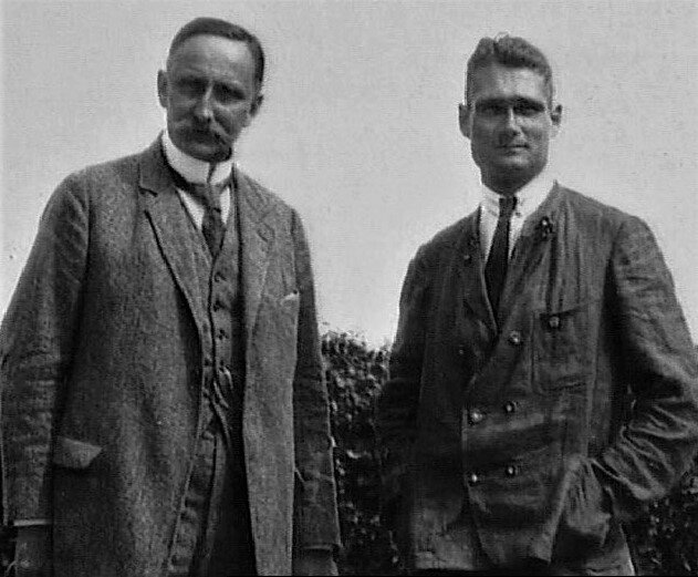 Хаусхофер (слева) и Гесс (справа), фото из открытых источников