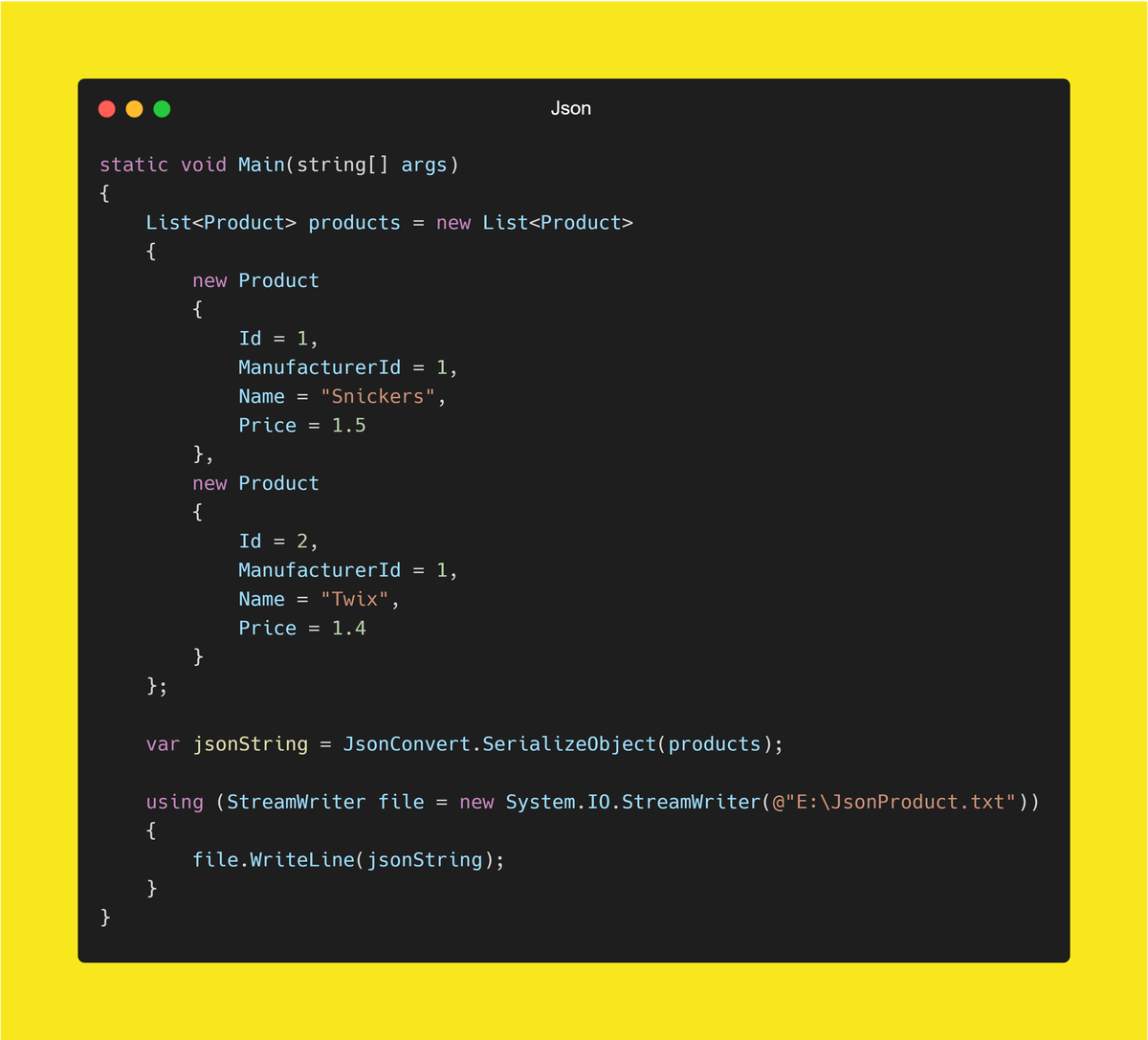 Сериализация. Работа с JSON в C Review Дзен
