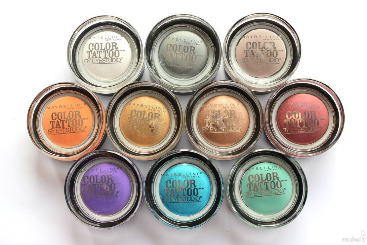 Тени Maybelline, фото из интернета