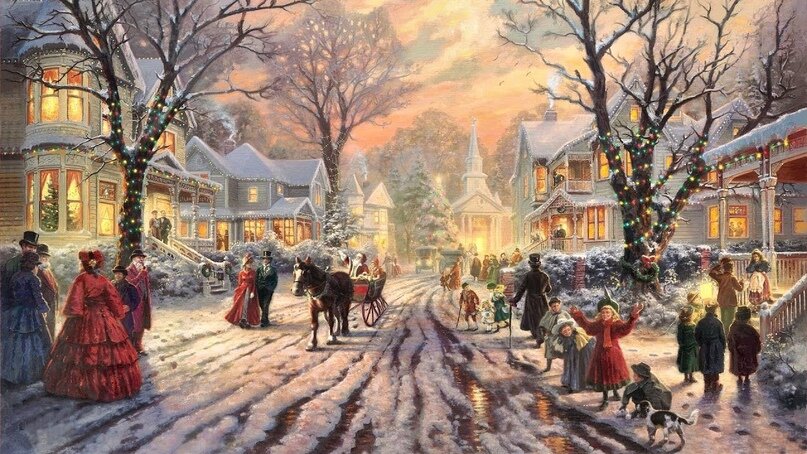      Christmas by Thomas Kinkade 