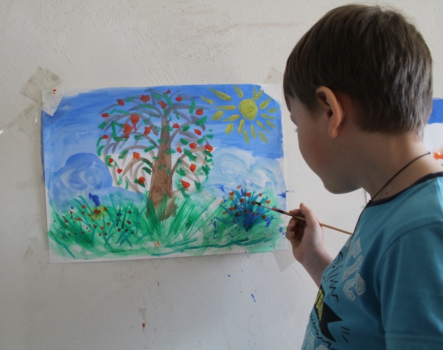 Сын сказал: Рисую как хочу!