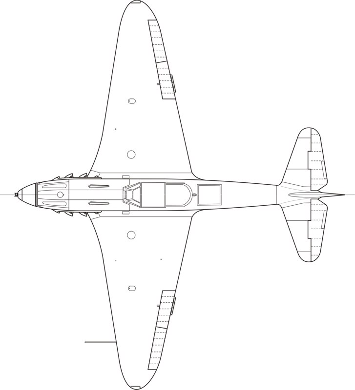 Самолет времен Второй Мировой Як-9