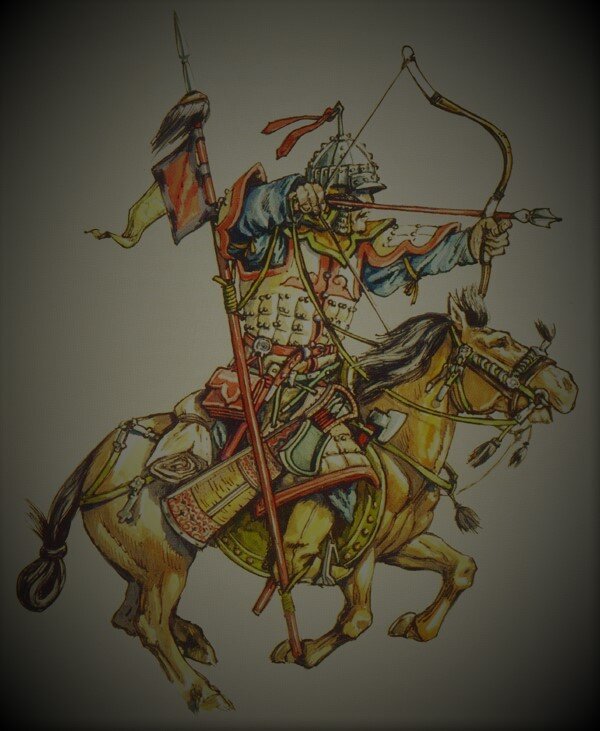 Монгольский средневооруженный конник XIII - начала XIV веков. Реконструкция М. Горелика.