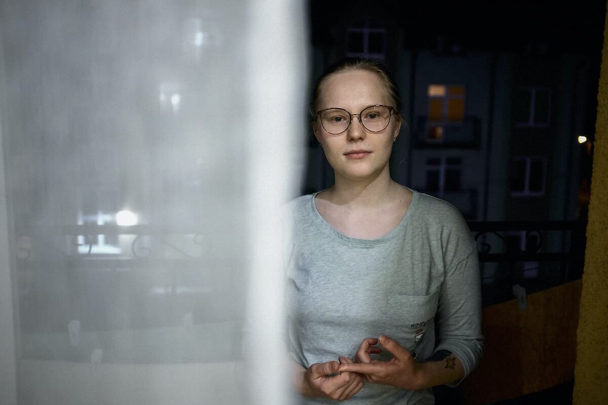 Алина в своей квартире, Калининград, сентябрь 2020 г.