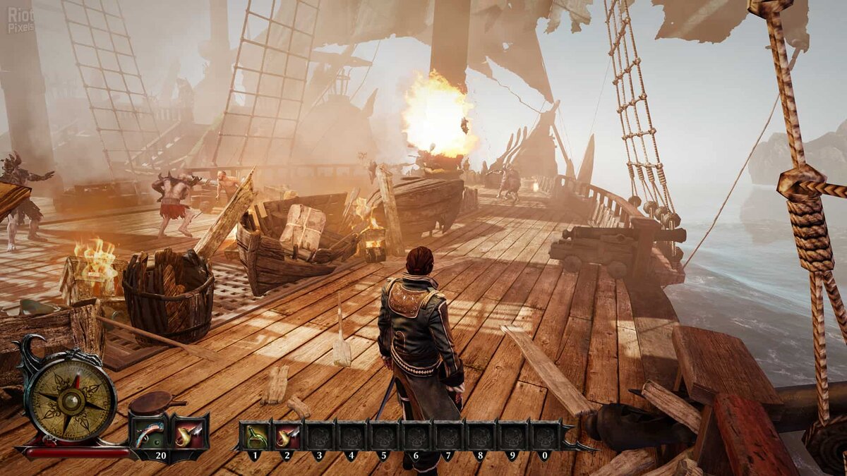 И корабли есть