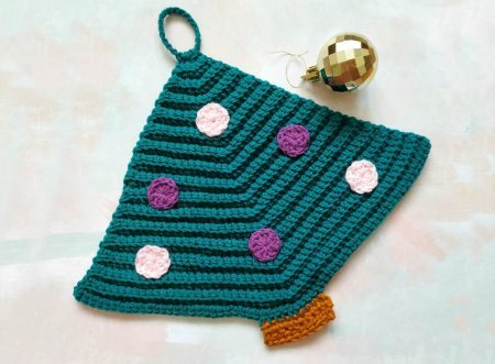 Прихватка Елочка 