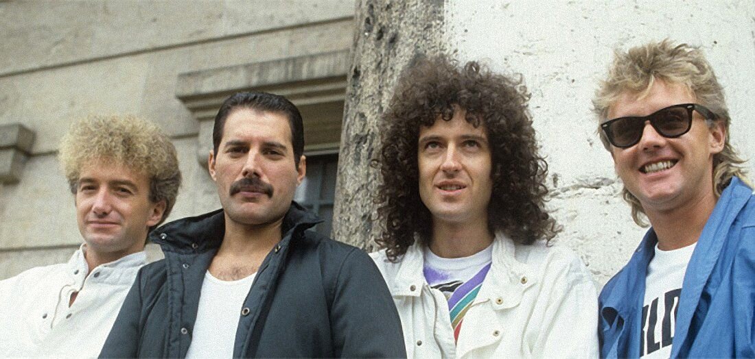 Queen перед пресс-конференцией в Мюнхене