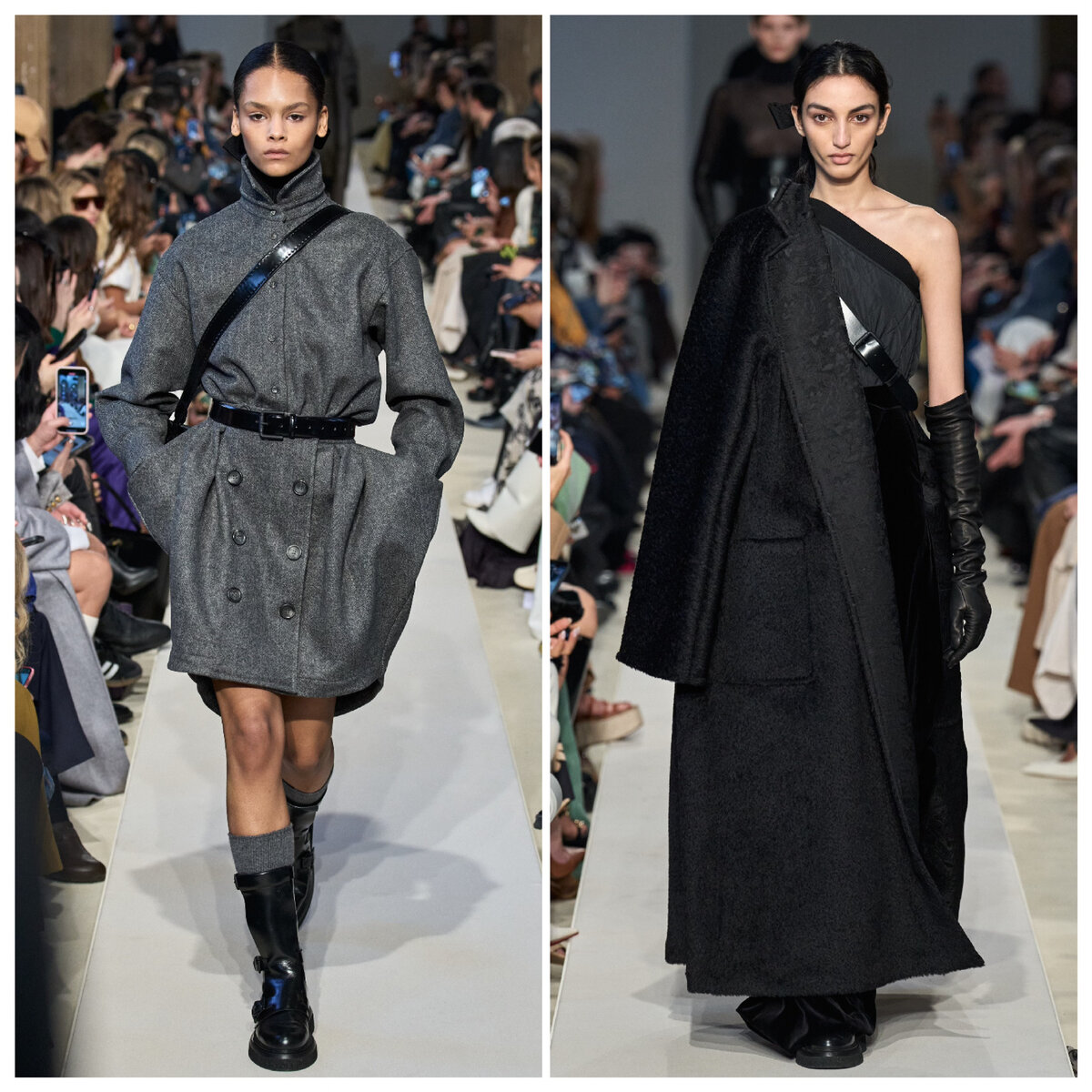 листайте галерею, фото Vogue Ranway, коллаж составлен автором