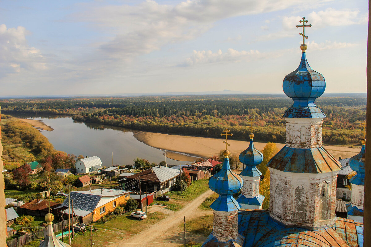 Вид с колокольни 