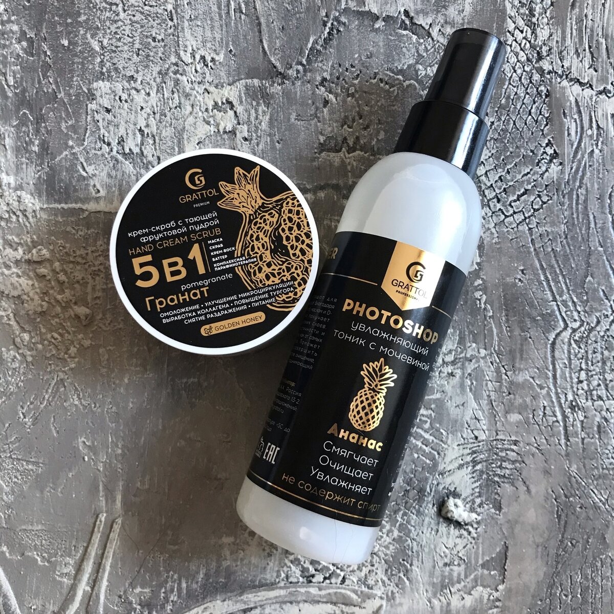 Grattol тоник и крем