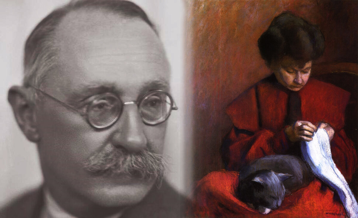 Альбер Марке и портрет его матери, написанный им в 1905-1906г