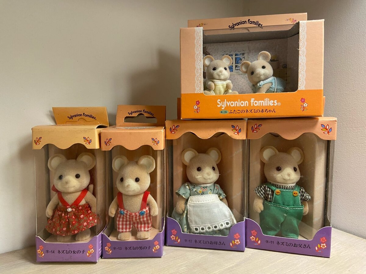 Sylvanian Families Norwood mice - семья мышек Норвуд | Коробка с зайчиками  | Дзен