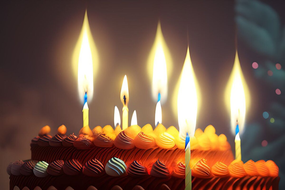 Свечей должно быть гораздо больше