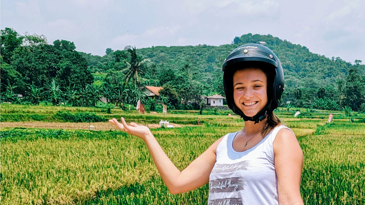 Рисовое поле в Центральной Яве
