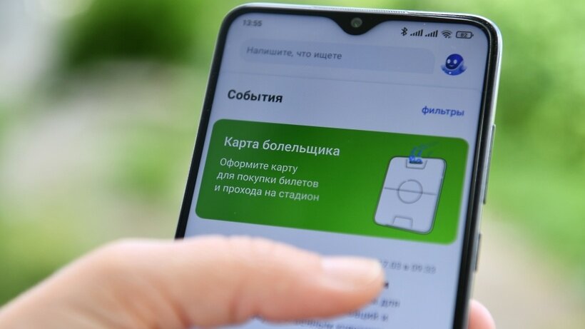    Карта болельщика на Госуслугах ©Павел Лисицын РИА Новости