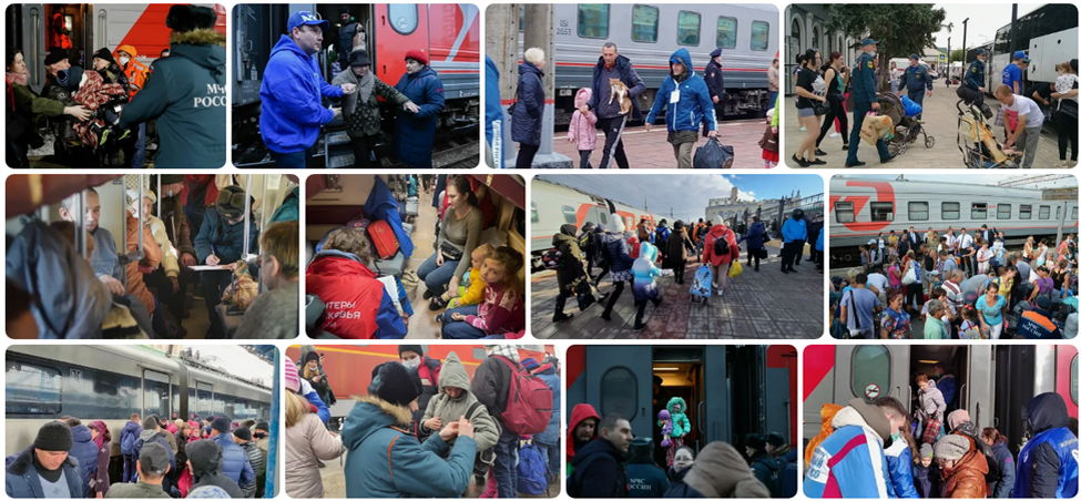 Количество людей, прибывших в Россию с территории Украины и Донбасса с февраля 2022 года - свыше 5 миллионов человек