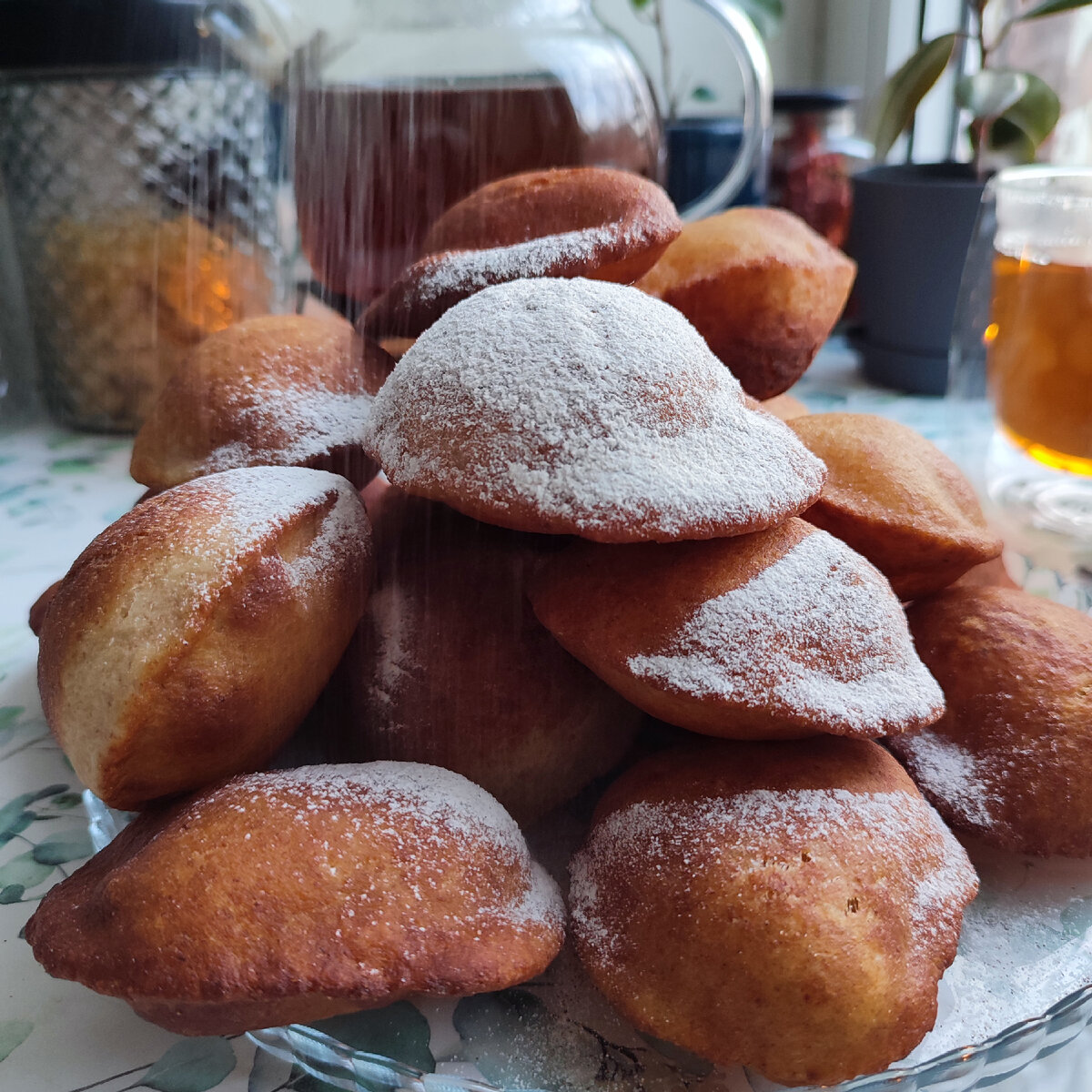 Пури нужно есть тёплыми "с пылу с жару"