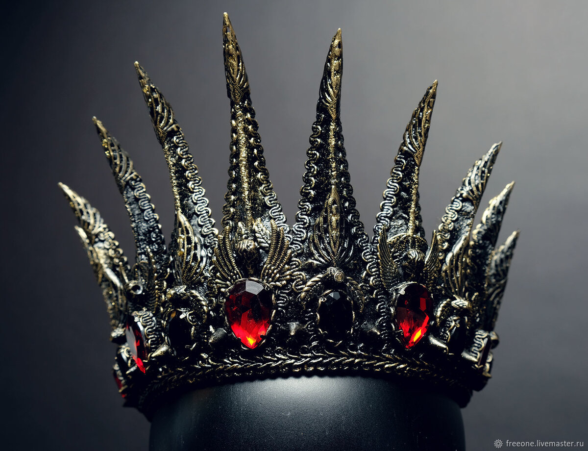 Корона финдозор. Обсидиановая корона. Черная корона.